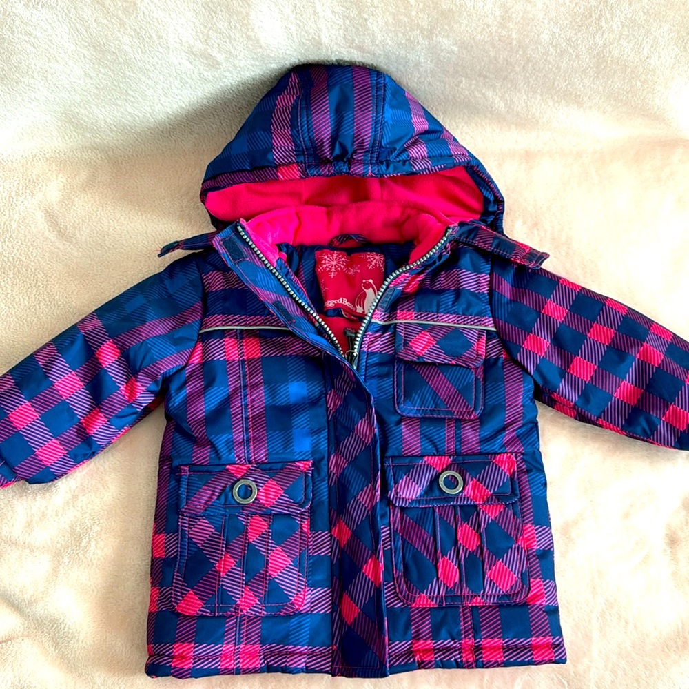 Rugged Bear 12mo girl jacket/snow jacket